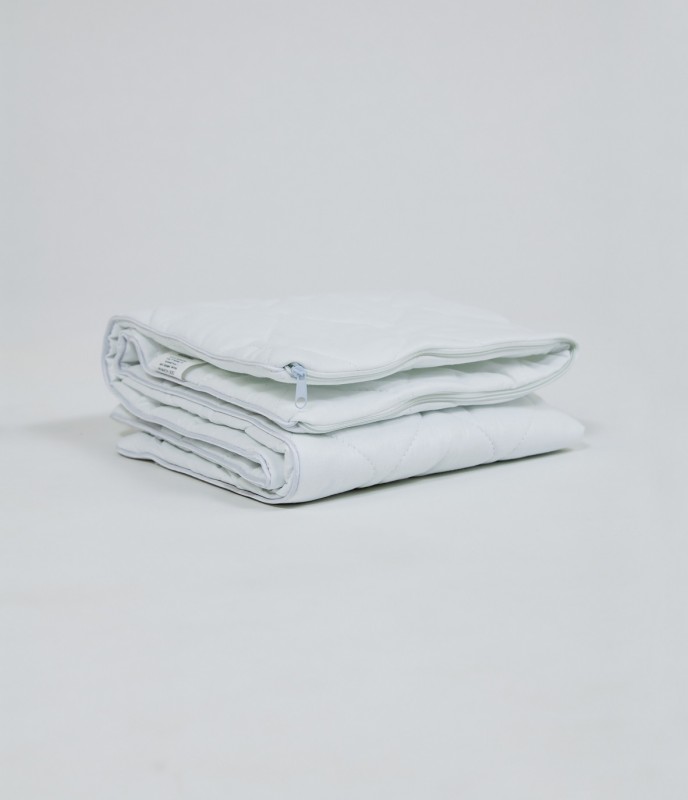 Чехол SELENA сменный стеганый для подушки на молнии поплин, хлопок 100%, 70x70